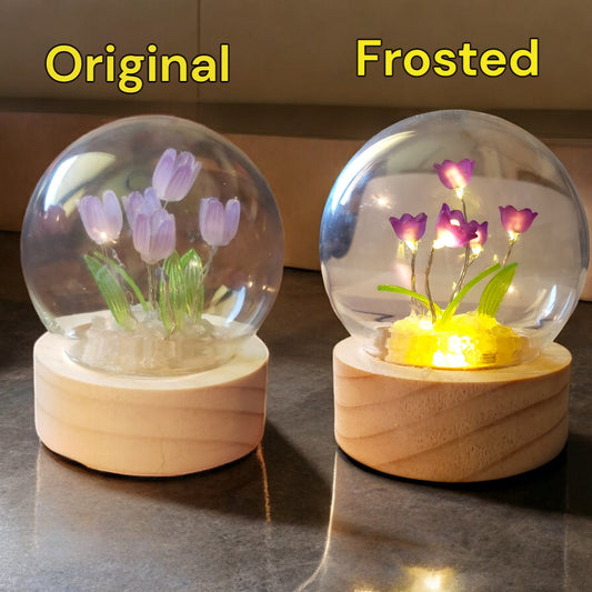 DIY Tulip Kit Lamps, New Frosted Tulips