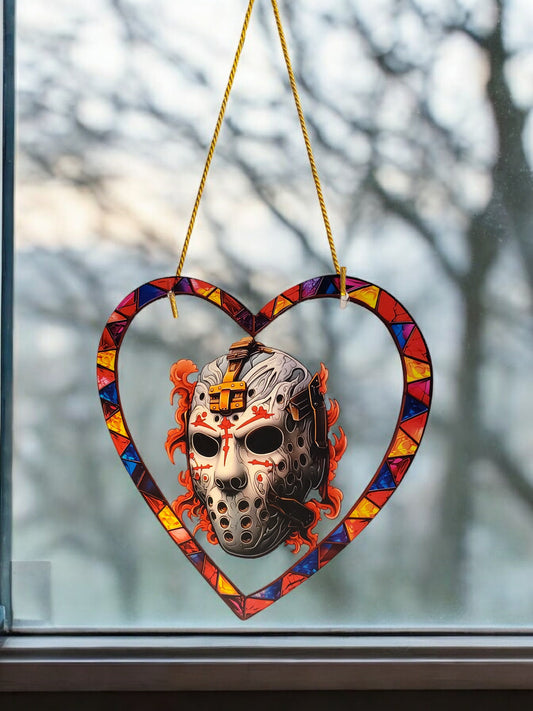 Halloween Suncatcher, Mooncatcher, Stained Glass